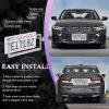 imageLivTee Luxury Rhinestone License Plate Frame Bling Car Accessories for Women Funny Glitter Stainless Steel Cover 1000 Cute Crystal Diamond Licenses Plates Holder with Cap Screws SetColorColorful