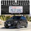 imageLivTee Luxury Rhinestone License Plate Frame Bling Car Accessories for Women Funny Glitter Stainless Steel Cover 1000 Cute Crystal Diamond Licenses Plates Holder with Cap Screws SetColorColorful