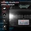 imageLivTee Luxury Rhinestone License Plate Frame Bling Car Accessories for Women Funny Glitter Stainless Steel Cover 1000 Cute Crystal Diamond Licenses Plates Holder with Cap Screws SetColorColorful