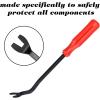 imageLivTee Plastic Fastener Remover Clip Removal Tool Door Panel Upholstery Remover Tool for Automotive Audio Equipment Door Panels Trim Panels Window Trim Emblems Plastic and Metal Clips