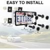 imageLivTee Rustproof License Plate Screws for Securing License Plates Frames and Covers on Cars and Trucks 8 Sets Premium Stainless Steel Self Tapping Mounting Bolts Black Zinc PlatedCrossBlack