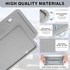 imageLivTee Silicone License Plate Frames Covers 2 Pack Universal American Car Accessory License Plate Bracket Holder Licence Plate Accessories  GrayGray2 Pack