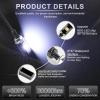 imageLivTee Super Bright License Plate Light 12V License Tag Screw Bolt Accessories Waterproof Black Aluminium Light Holder Legal for Car Motorcycle Truck RV ATV Bike Xenon White2PCSXenon White