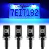 imageLivTee Super Bright License Plate Light 12V License Tag Screw Bolt Accessories Waterproof Black Aluminium Light Holder Legal for Car Motorcycle Truck RV ATV Bike Xenon White2PCSBlue