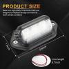 imageLivTee Waterproof 12V License Plate LED Light for RV Camper Truck SUV Trailer Van Step Courtesy Lights Dome Cargo Lights or Under Hood Lights Xenon White2PCSXenon White