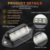 imageLivTee Waterproof 12V License Plate LED Light for RV Camper Truck SUV Trailer Van Step Courtesy Lights Dome Cargo Lights or Under Hood Lights Xenon White2PCSXenon White