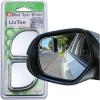 imageLivTee 2PCS Fan Blind Spot Mirror HD Glass and ABS Housing Convex Wide Angle Rearview Mirror with Adjustable Stick for Universal Car BlackSilver