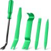 imageLivTee 5 pcs Auto Trim Removal Tool Kit No Scratch Plastic Pry Tool Kit  Interior Door Panel Clip Fastener Removal Set for Vehicle Dash Radio Audio Installer BlueGreen