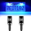 imageLivTee Super Bright License Plate Light 12V License Tag Screw Bolt Accessories Waterproof Black Aluminium Light Holder Legal for Car Motorcycle Truck RV ATV Bike Xenon White2PCSBlue