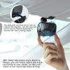 imageLivTee Black Framed Round Blind Spot Mirror HD Glass and Wide Angle Rearview Mirror with Adjustable Stick for Universal Car 2 pcsBabyA