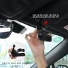 imageLivTee Black Framed Round Blind Spot Mirror HD Glass and Wide Angle Rearview Mirror with Adjustable Stick for Universal Car 2 pcsBabyA