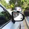 imageLivTee Black Framed Round Blind Spot Mirror HD Glass and Wide Angle Rearview Mirror with Adjustable Stick for Universal Car 2 pcsWide Angle