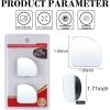 imageLivTee Blind Spot Car Mirror Rectangular HD Glass Frameless Convex Side Mirror Blindspot Reusable 360 Wide Angle Rear View Car Mirrors with Powerful Adjustable Suction Cup  Exterior MirrorsCupFan