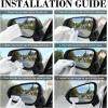 imageLivTee Blind Spot Car Mirror Rectangular HD Glass Frameless Convex Side Mirror Blindspot Reusable 360 Wide Angle Rear View Car Mirrors with Powerful Adjustable Suction Cup  Exterior MirrorsFramelessNew