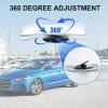 imageLivTee Blind Spot Car Mirror Rectangular HD Glass Frameless Convex Side Mirror Blindspot Reusable 360 Wide Angle Rear View Car Mirrors with Powerful Adjustable Suction Cup  Exterior MirrorsFramelessNew