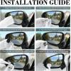 imageLivTee Blind Spot Car Mirror Rectangular HD Glass Frameless Convex Side Mirror Blindspot Reusable 360 Wide Angle Rear View Car Mirrors with Powerful Adjustable Suction Cup  Exterior MirrorsCupRound