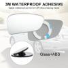 imageLivTee Blind Spot Car Mirror Rectangular HD Glass Frameless Convex Side Mirror Blindspot Reusable 360 Wide Angle Rear View Car Mirrors with Powerful Adjustable Suction Cup  Exterior MirrorsFramelessNew