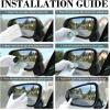 imageLivTee Blind Spot Car Mirror Rectangular HD Glass Frameless Convex Side Mirror Blindspot Reusable 360 Wide Angle Rear View Car Mirrors with Powerful Adjustable Suction Cup  Exterior MirrorsXLarge