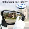 imageLivTee Blind Spot Mirror Oval HD Glass Frameless Convex Rear View Mirror with wide angle Adjustable Stick for Cars SUV and Trucks Pack of 2Fan