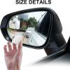 imageLivTee Blind Spot Mirror Oval HD Glass Frameless Convex Rear View Mirror with wide angle Adjustable Stick for Cars SUV and Trucks Pack of 2Fan