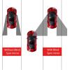 imageLivTee Blind Spot Mirror Oval HD Glass Frameless Convex Rear View Mirror with wide angle Adjustable Stick for Cars SUV and Trucks Pack of 2Oval