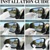 imageLivTee Blind Spot Mirror Oval HD Glass Frameless Convex Rear View Mirror with wide angle Adjustable Stick for Cars SUV and Trucks Pack of 2Oval