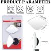 imageLivTee Blind Spot Mirror Oval HD Glass Frameless Convex Rear View Mirror with wide angle Adjustable Stick for Cars SUV and Trucks Pack of 2Rhombus