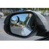 imageLivTee Blind Spot Mirror Oval HD Glass Frameless Convex Rear View Mirror with wide angle Adjustable Stick for Cars SUV and Trucks Pack of 2Round