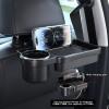 imageLivTee Cup Holder Tray for Car Detachable Car Trays for Eating Multifunctional Backseat Car Organizer Car Back Seat Organizer Foldable Desing Automotive Accessories for Most Vehicles