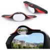 imageLivTee Blind Spot Car Mirror Rectangular HD Glass Frameless Convex Side Mirror Blindspot Reusable 360 Wide Angle Rear View Car Mirrors with Powerful Adjustable Suction Cup  Exterior MirrorsWith Covers