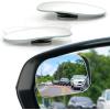 imageLivTee Blind Spot Car Mirror Rectangular HD Glass Frameless Convex Side Mirror Blindspot Reusable 360 Wide Angle Rear View Car Mirrors with Powerful Adjustable Suction Cup  Exterior MirrorsXLarge