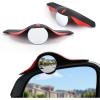 imageLivTee Car Blind Spot Mirror with Side Mirror Rain Guard 2 Pack Carbon Fiber 2in1 Rear View Rain Mirror Covers 360 Drgree Adjustable Convex Mirror Automotive Exterior Accessories