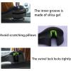 imageLivTee Car Back Seat Headrest Hook 2Pack Car Seat Accessory for Coats Umbrellas Grocery Bags Handbag ampamp More Black