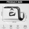 imageLivTee Car Seat Headrest Hook Auto Seat Hook Hangers Organizer Interior Accessories for Purse Coats Umbrellas Grocery Bags Handbag 4Pack  Carbon Fiber