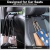 imageLivTee Car Seat Headrest Hook Auto Seat Hook Hangers Organizer Interior Accessories for Purse Coats Umbrellas Grocery Bags Handbag 4Pack  Carbon Fiber