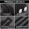 imageLivTee Headrest Purse Hook for Car Seat Hook Hangers Storage Organizer for Bags and Coats Holder Upgrade Leather Double Hook and Mobile Phone Holder for Universal Vehicle Car Accessories BrownBlack