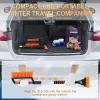 imageLivTee Ice Scraper and Snow Brush for Car Windshield 2475quot Removable Snow Removal Tool Automotive Exterior Accessories and Winter Essentials for Cars Trucks and SUVsOrange2475