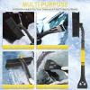 imageLivTee Ice Scraper and Snow Brush for Car Windshield 2475quot Removable Snow Removal Tool Automotive Exterior Accessories and Winter Essentials for Cars Trucks and SUVsOrange32