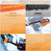 imageLivTee Ice Scraper and Snow Brush for Car Windshield 2475quot Removable Snow Removal Tool Automotive Exterior Accessories and Winter Essentials for Cars Trucks and SUVsOrange2475