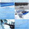 imageLivTee Ice Scraper and Snow Brush for Car Windshield 32quot Extendable Snow Removal Tool with 360 Rotating Brush Automotive Exterior Accessories and Winter Essentials for Cars Trucks and SUVsBlueBlue