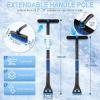 imageLivTee Ice Scraper and Snow Brush for Car Windshield 32quot Extendable Snow Removal Tool with 360 Rotating Brush Automotive Exterior Accessories and Winter Essentials for Cars Trucks and SUVsBlueBlue
