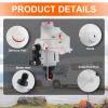 imageLivTee 31705 RV Toilet Tank Replacement Kit RV Toilet Parts Toilet Water Valve Fits for Thetford AquaMagic V High and Low Models