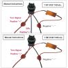 imageLivTee 4Pcs 50W 6ohm Load Resistors  Fix LED Bulb Fast Hyper Flash Turn Signal Blink Error Code