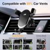 imageLivTee Car Phone Mount for Your Car Vent with Clamp Head Cell Phone Holder Universal Automobile Phone Mount Fit for iPhone Android and All Smartphone