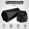 imageLivTee Car Trash Can with Lid Diamond Design Small Automatic Portable Trash Can with 2PCS Car Purse Hook for Purses and Bags Car Interior Accessories for Women Men BlackBlack