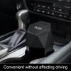 imageLivTee Car Trash Can with Lid Diamond Design Small Automatic Portable Trash Can with 2PCS Car Purse Hook for Purses and Bags Car Interior Accessories for Women Men BlackBlack