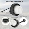 imageLivTee Gas Cap Replacement Car Fuel Cap Car Fuel Tank Filler Cap Fits for Chrysler Fits for Jeep Fits for Dodge Fits for Ram Replace OEM52030377AB 5278632AG 52124512AA Car Accessories17670T3WA01