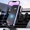 imageLivTee Wireless Car Charger Mount Automatic Clamping Mount 15W Fast Wireless Charging Car Phone Holder Universal for All Mobile Phones Fit for iPhone Fit for Samsung Galaxy Car Accessories