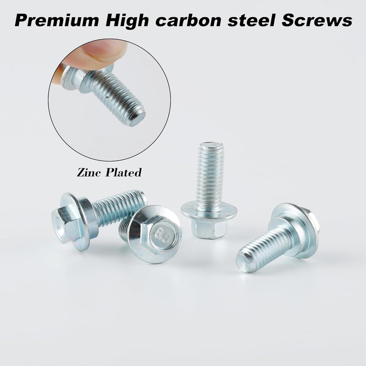 imageLivTee 70PCS Motorcycle Body Bolt Mounting Kits for Plastics Seat Fenders Shrouds Fasteners Compatible with CR85 CR125 CR250 CR500 ampamp CRF150 CRF250 CRF450 R Models CRF150R CRF250R CRF450R  White