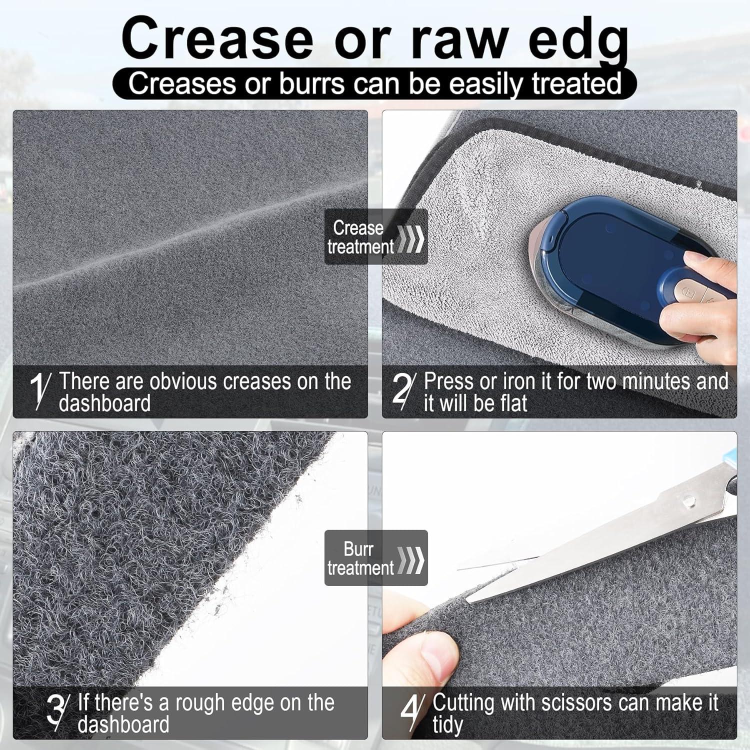 imageLivTee Dashboard Cover Dash Mat Compatible with Toyota Camry 2007 2008 2009 2010 2011 Protects Dashboard from Sun Damage Car AccessoriesDark Gray0711 Toyota Camry